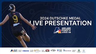 2024 Dutschke Medal Presentation  Adelaide Footy League [upl. by Nafets]