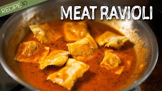 Cheese amp Meat Ravioli Recipe the best homemade ravioli ever [upl. by Enneire459]