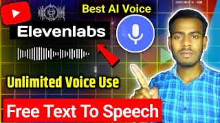 Elevenlabs voice Text To Speech 🎤  Free AI Voice Text to Speech unlimited  Free Text To Speech 🔥 [upl. by Gil]