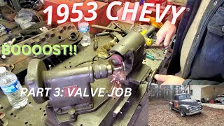 Dude Gets A Supercharger Part 3 Rebuilding the heads with ancient machinery [upl. by Elehcin89]