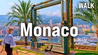 Monte Carlo MONACO 4K Walking Tour  Captions amp Immersive Sound 4K Ultra HD60fps [upl. by Lizned]