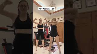 Mencoba yg kekinian 💃💃💃 aptdancechallenge 50thyearsold shortvideo [upl. by Reagen]