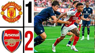 Arsenal vs Manchester United 21 Highlights amp Goals 2024  man utd 12 arsenal Highlights [upl. by Kingsly582]