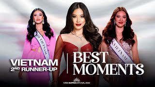 VIETNAMS KIM DUYEN BEST MOMENTS AT MISS SUPRANATIONAL 2022 [upl. by Zitah802]