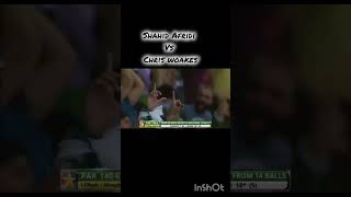 Chris woakes vs Shahid Afridi 🥶cricket shortsviral subscribe [upl. by Rebmak471]