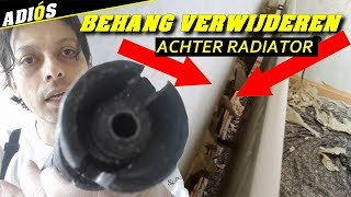 BEHANG VERWIJDEREN ACHTER RADIATOR [upl. by Boylan]