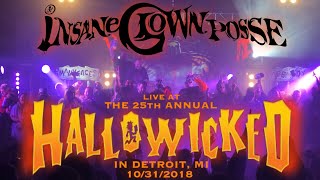 ICP live at Hallowicked 2018 in Detroit MI 10312018 FULL SET —25th annual Hallowicked— [upl. by Alcot525]