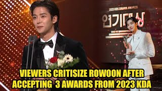 Fans Disappointed At Rowoons Win 3 Trophies at the 2023 KBS Drama Awards [upl. by Seniag923]