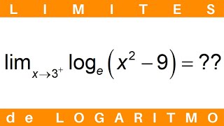 CÁLCULO 🔆 LIMITE de LOGARITMO exercícios cálculo1 [upl. by Ydne]