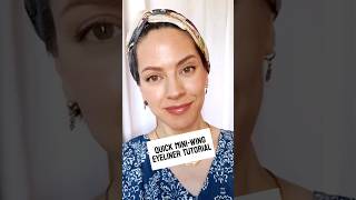 Miniwing eyeliner tutorial frenchgirlstyle makeuptutorial [upl. by Fai281]