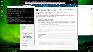 Install VirtManager on Windows 10 via CygWin [upl. by Care863]