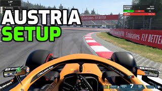 F1 2021 AUSTRIA HOTLAP  SETUP 102318 [upl. by Attiuqahs]