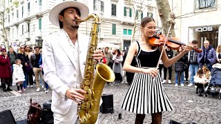 FLOWERS  Miley Cyrus  Sax and Violin  Daniele Vitale amp Karolina Protsenko Cover [upl. by Stephani104]