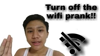 Turn off the wifi prank On my sister Vlog11 [upl. by Anairotciv]