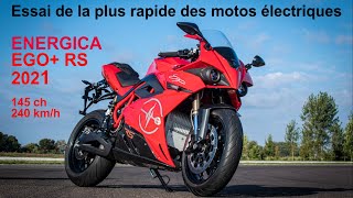 Energica EGO RS 2021 essai détaillé de la plus rapide et endurante moto électrique [upl. by Rondon]