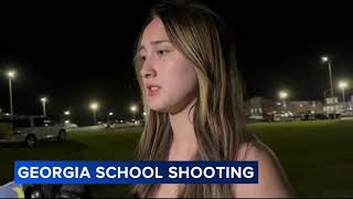 Student recalls seeing gunman during Georgia school shooting [upl. by Socha]