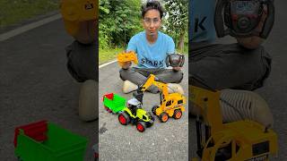 Rc Excavator and Rc Tractor truck Unboxing🔥 [upl. by Sauncho]