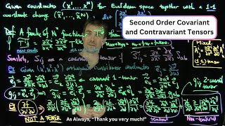Contravariant and Covariant Tensors of Rank 2 [upl. by Havens]