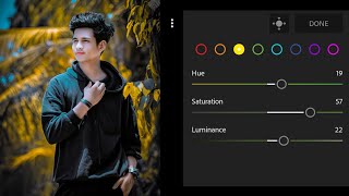 Lightroom yellow and blue colour photo editing  photo editing kaise kare Lightroom me  lr editing [upl. by Gifford]