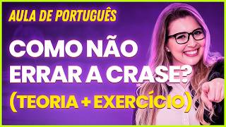 COMO APRENDER A USAR A CRASE  Professora Pamba [upl. by Torrie548]