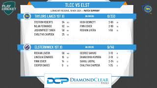 Taylors Lakes 1st XI v Elsternwick 1st XI [upl. by Linskey990]