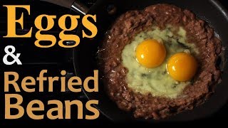 Eggs amp Refried Beans  Quick amp Easy Recipe [upl. by Eoj296]