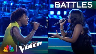 RLETTO and Val T Webbs Sensational Performance of quotSaving All My Love for Youquot  The Voice Battles [upl. by Sheya]