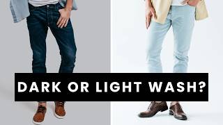 How to Style Light Wash vs Dark Wash Denim Jeans [upl. by Sayette]