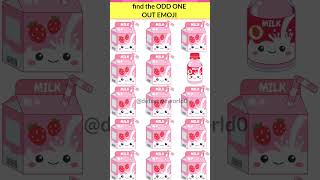 Find The Odd One Out Emoji Challenge shotspuzzle quiz riddles gk puzzlegame [upl. by Doll]