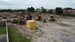 GreenlandsBispham School Site   June 2024   Groundwork starts  Proposed New Housing Estate [upl. by Silverstein452]