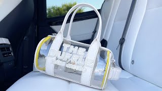 MARC JACOBS Clear Mini Duffle WiMB REViEW [upl. by Hackney]