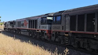 3AM9 SCT up Freight SCT 3x CSRs Penfield to Laverton 1715 291024 Stawell VIC [upl. by Einitsed13]