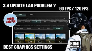 100 Solve BGMI Lag Problem  BGMI Lag Problem After New 34 Update  Best Graphics Setting BGMI [upl. by Llenil769]