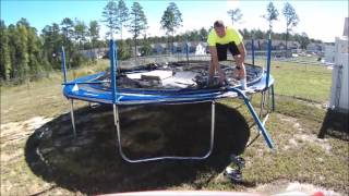 15 ft Trampoline Assembly [upl. by Kristo]