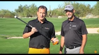 STAN UTLEY TEACHING PUTTING WITH THE ORANGE WHIP PUTTER [upl. by Arick]