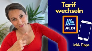 WIE BUCHE ICH EINEN TARIF AUF ALDI TALK  Tarifwechsel [upl. by Olemrac]