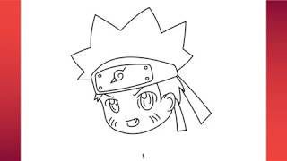 How to draw chibi naruto character drawing step by step [upl. by Doty65]