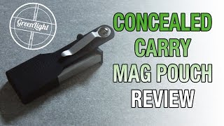 Pistol Mag or Pocket Knife  ExtraCarry Concealed Carry Magazine Pouch Review [upl. by Chevy139]