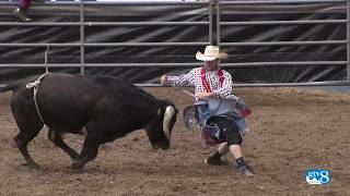 American Bullfighting at the 2017 Greeley Stampede [upl. by Nij342]