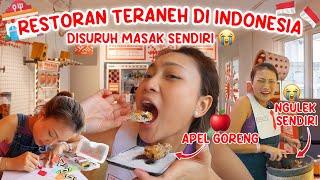 RESTORAN TERANEH DI INDONESIA DISURUH MASAK SENDIRI 😭😭 MAKAN APEL GORENG [upl. by Oreste]