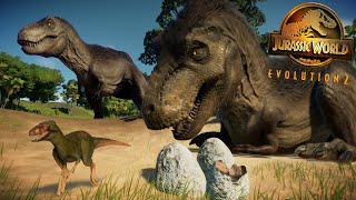 T REX NEST amp BABY REX NURSERY  Jurassic World Evolution 2 Speed Build [upl. by Jock]