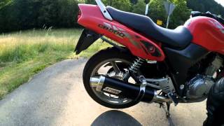 Honda CB500  Storm GP Exhaust [upl. by Norrad]