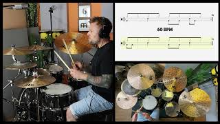 Drum Beats For Beginners  Play WITH REAL DRUMMER [upl. by Suoiluj428]