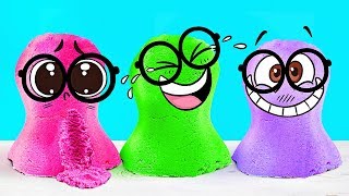 3 FUNKY KINETIC SAND EXPERIMENTS with Slime Sam [upl. by Presley]