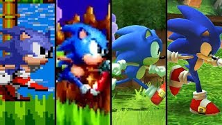 Evolution of Sonic the Hedgehog 1991  2018 [upl. by Aeht]