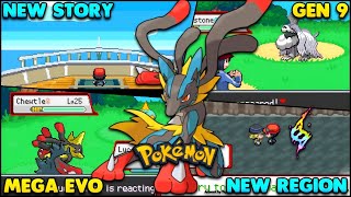 Updated New Pokemon GBA ROM Hack With Gen 9 New Story Mega Evolution New Region amp More 2023 [upl. by Aurlie883]