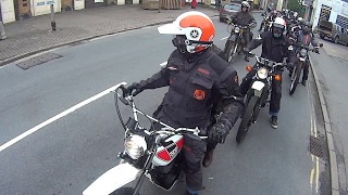 XT500 Hay on Wye Wales 2017 Ride Out [upl. by Wehhtam793]