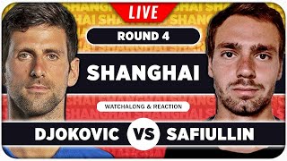 DJOKOVIC vs SAFIULLIN • ATP Shanghai 2024 • LIVE Tennis Watchalong Stream [upl. by Anomahs]