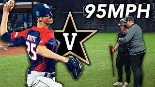 We Faced a 17 Year Old Throwing 95 MPH Vandy Commit  Game Day Vlogs Ep3 [upl. by Day508]