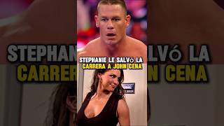 Stephanie Mcmahon le salvó la carrera a John Cena johncena stephaniemcmahon wwe wrestling [upl. by Tadeo]